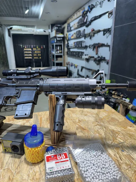 Іграшковий пластиковий автомат AR-15 Original CYMA 1158D - Зображення 5