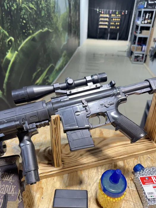 Іграшковий пластиковий автомат AR-15 Original CYMA 1158D - Зображення 7