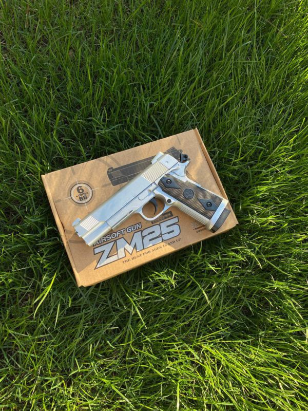 Іграшковий пістолет металевий Ruger Cyma ZM25 Original - Зображення 5