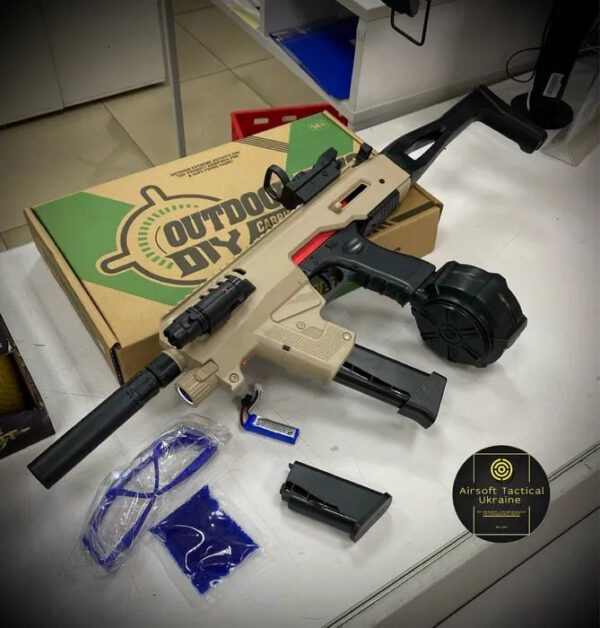 Іграшковий пістолет GLOCK 17 Ultimate Tactical на ОРБІЗАХ (гелевих кульках)