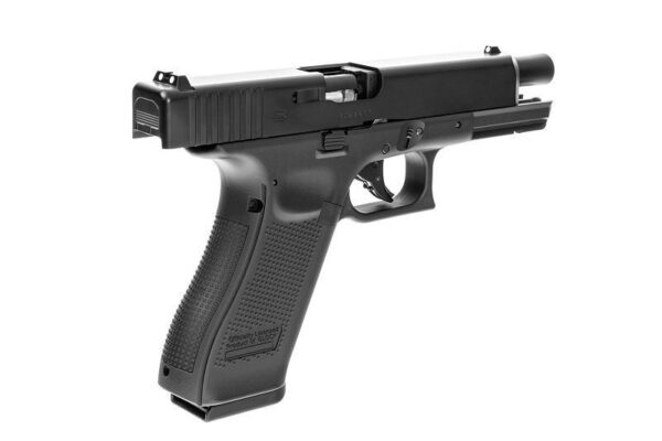 Страйкбольний пістолет з газом GLOCK 17 GEN5 UMAREX GREEN GAS з боку