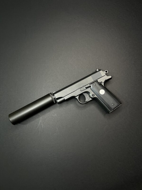Іграшковий металевий пістолет з глушником Colt Double Eagle Mini G2A Galaxy 6 мм