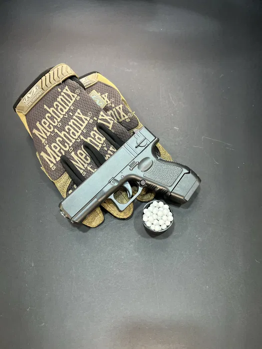 Іграшковий металевий пістолет Glock 43 Mini G16 Galaxy на кульках 6 мм