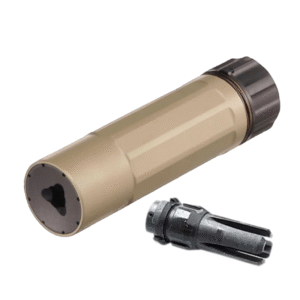 Страйкбольний глушник 5KU QD Suppressor 5KU-315 Tan 14мм CCW