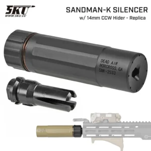 Страйкбольний глушник 5KU QD 315 Black 14мм CCW