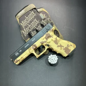 image (6) Іграшковий пластиковий пістолет Glock 17 G18 CAMO 6 мм + 500 кульок
