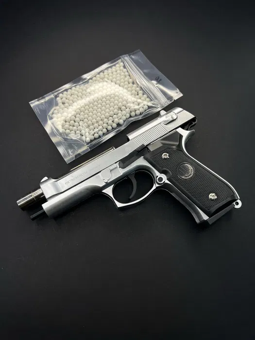 Іграшковий пластиковий пістолет Beretta M92A PRO+ 500 кульок - Зображення 2