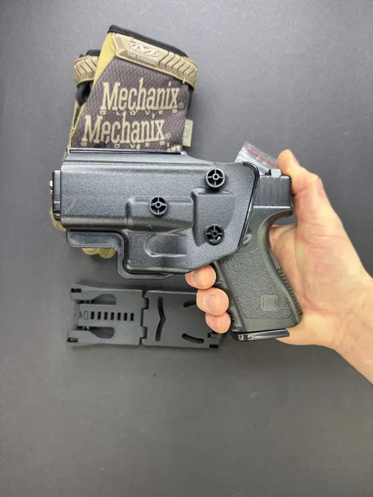 Іграшковий металевий пістолет з кобурою Glock 19 — модель G15+ Galaxy - Зображення 2