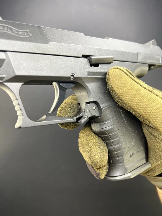 Іграшковий металевий пістолет Walther P99 PRO — C23A, Full Metal, 6 мм, пружинний - Зображення 5