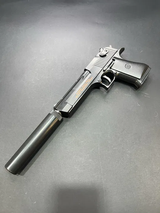 Іграшковий металевий пістолет з глушником Desert Eagle — C20+ - Зображення 7