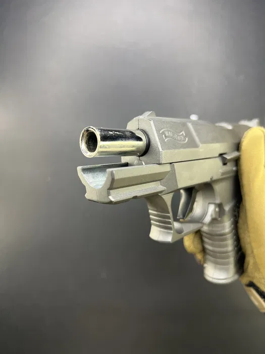 Іграшковий металевий пістолет Walther P99 PRO — C23A, Full Metal, 6 мм, пружинний - Зображення 6