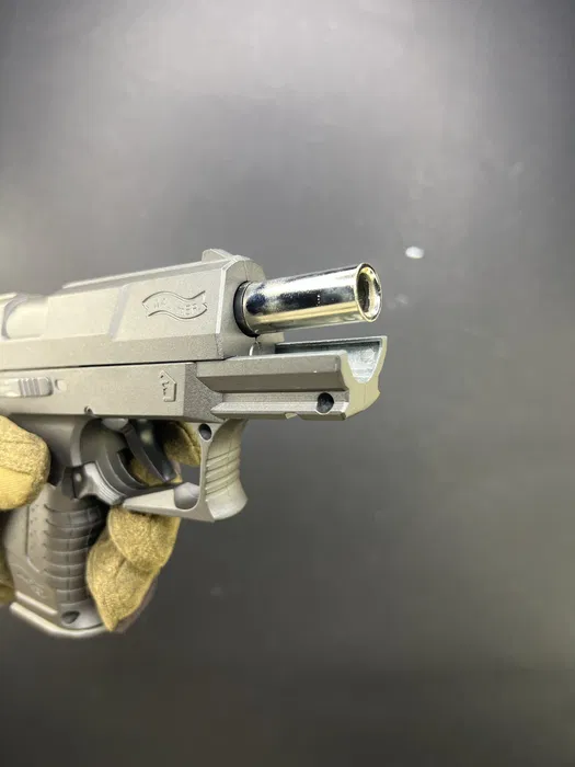 Іграшковий металевий пістолет Walther P99 PRO — C23A, Full Metal, 6 мм, пружинний - Зображення 7