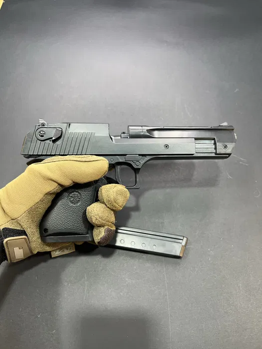 Іграшковий металевий пістолет з глушником Desert Eagle — C20+ - Зображення 5