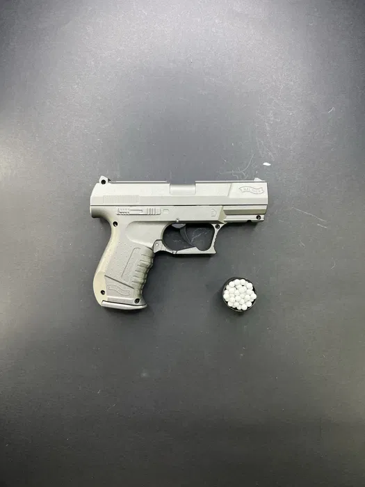 Іграшковий металевий пістолет Walther P99 PRO — C23A, Full Metal, 6 мм, пружинний - Зображення 8