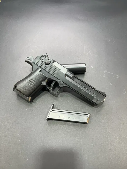 Іграшковий металевий пістолет з глушником Desert Eagle — C20+ - Зображення 4