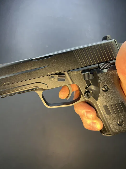 Іграшковий металевий пістолет SS P226 V12 Vigor 6 мм пружинний - Зображення 2