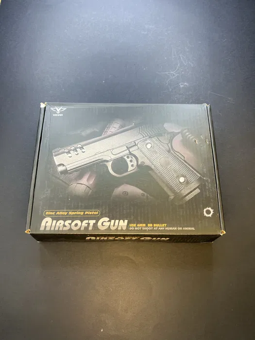 Іграшковий металевий пістолет S&W M1911 — V15 Vigor - Зображення 3