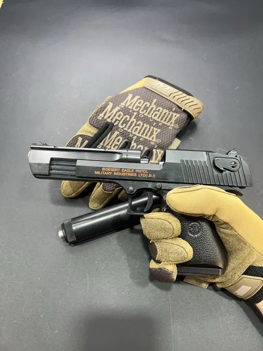Іграшковий металевий пістолет з глушником Desert Eagle — C20+ - Зображення 2