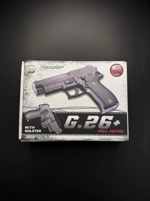 Іграшковий металевий пістолет з кобурою Sig Sauer P226 PRO — Galaxy G26+ - Зображення 3