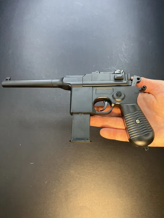 Іграшковий металевий пістолет Mauser C96 — V10 Vigor - Зображення 8