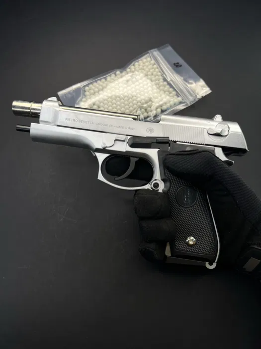 Іграшковий пластиковий пістолет Beretta M92A PRO+ 500 кульок - Зображення 3