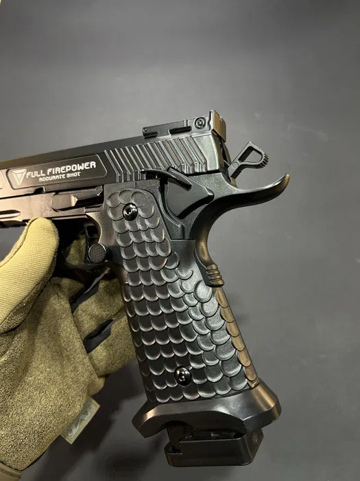 Іграшковий металевий пістолет JW3 TTI Combat Master — модель C-312 - Зображення 3