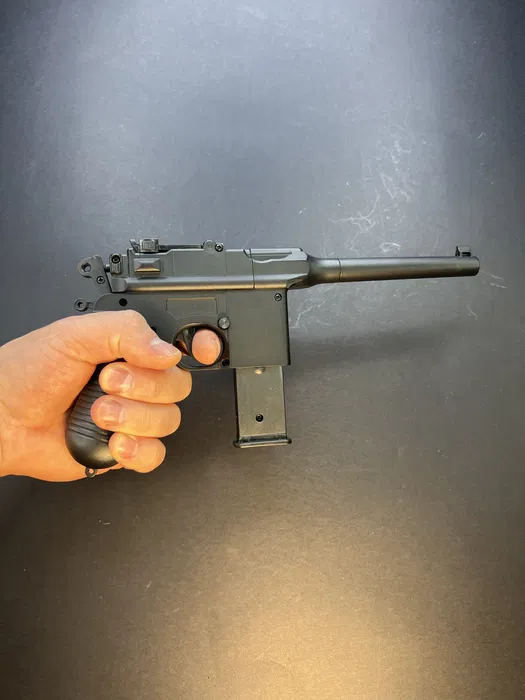 Іграшковий металевий пістолет Mauser C96 — V10 Vigor - Зображення 5