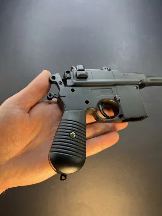 Іграшковий металевий пістолет Mauser C96 — V10 Vigor - Зображення 4