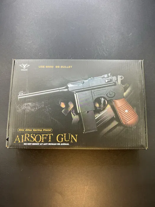 Іграшковий металевий пістолет Mauser C96 — V10 Vigor - Зображення 2