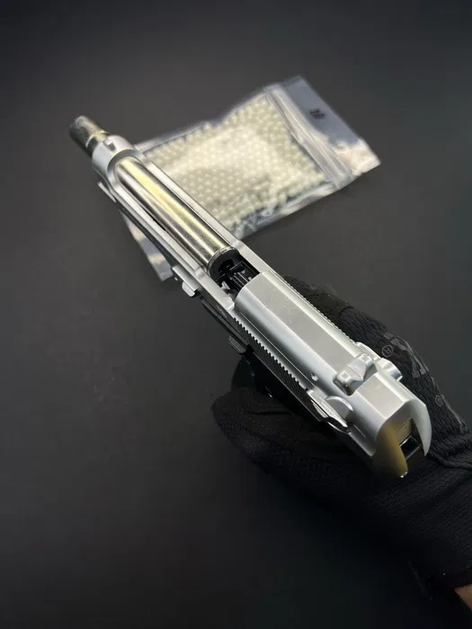 Іграшковий пластиковий пістолет Beretta M92A PRO+ 500 кульок - Зображення 4