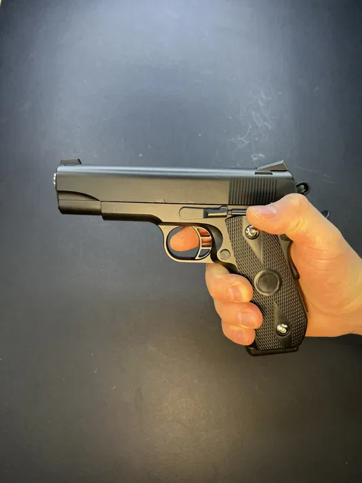 Іграшковий пістолет SW1911 чорний — V9 Vigor, 6 мм, пружинний - Зображення 7