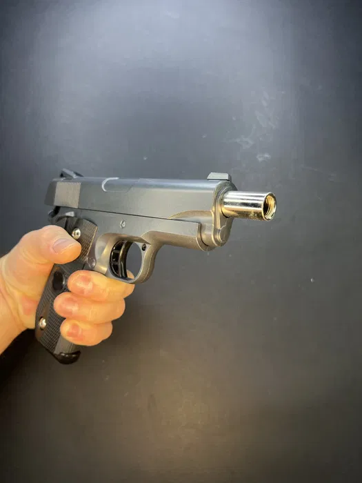 Іграшковий пістолет SW1911 сріблясто-сірий — V9 Vigor, 6 мм, пружинний - Зображення 4
