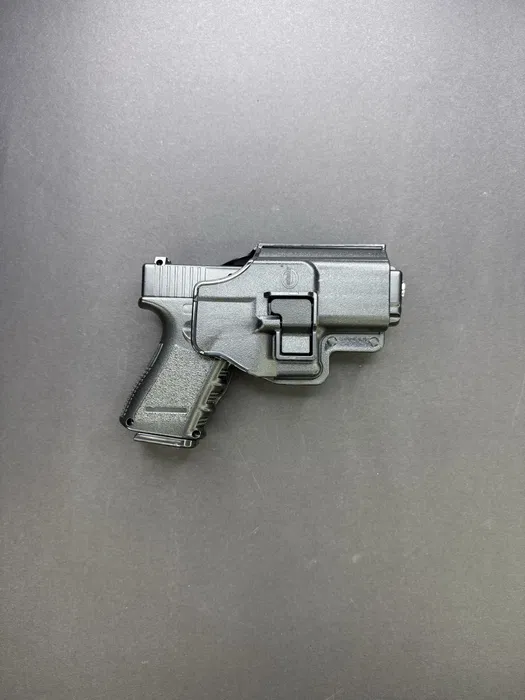 Іграшковий металевий пістолет з кобурою Glock 19 — модель G15+ Galaxy - Зображення 7