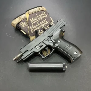 Іграшковий металевий пістолет з глушником Sig Sauer P226 PRO C26+