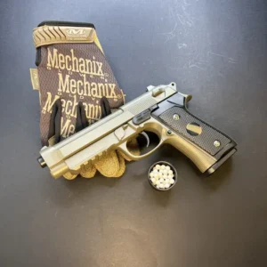 image Іграшковий металевий пістолет Beretta M9A3 койот — V22 TAN Vigor, 6 мм, пружинний