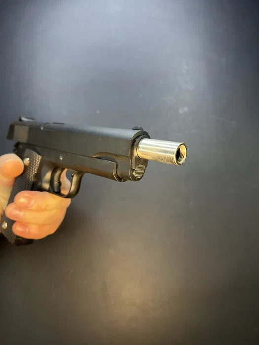 Іграшковий металевий пістолет Colt 1911 PRO — V14 Vigor, 6 мм, пружинний - Зображення 5