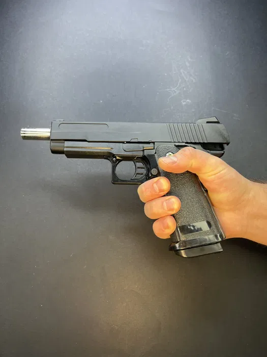 Іграшковий пластиковий пістолет Capa 5.1 V306 Black 6 мм пружинний - Зображення 5