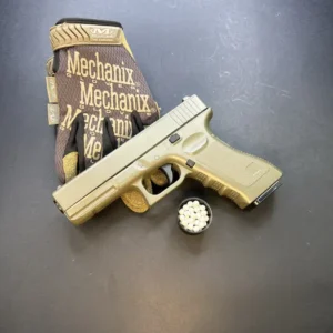 image Іграшковий металевий пістолет Glock 17 Gen.3 TAN — V20 Vigor, 6 мм, пружинний