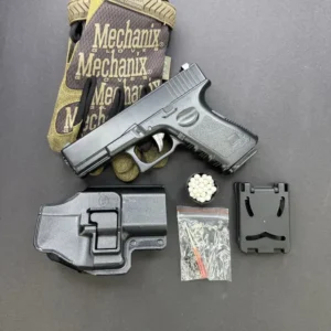 Іграшковий металевий пістолет з кобурою Glock 19 — модель G15+ Galaxy