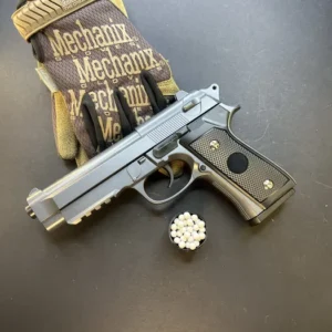 image Іграшковий металевий пістолет Beretta M9A3 сріблясто-сірий — V22 Vigor, 6 мм, пружинний