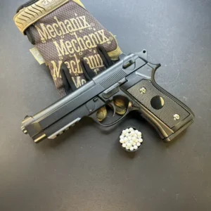 image Іграшковий металевий пістолет Beretta M9A3 чорний — V22 Vigor, 6 мм, пружинний