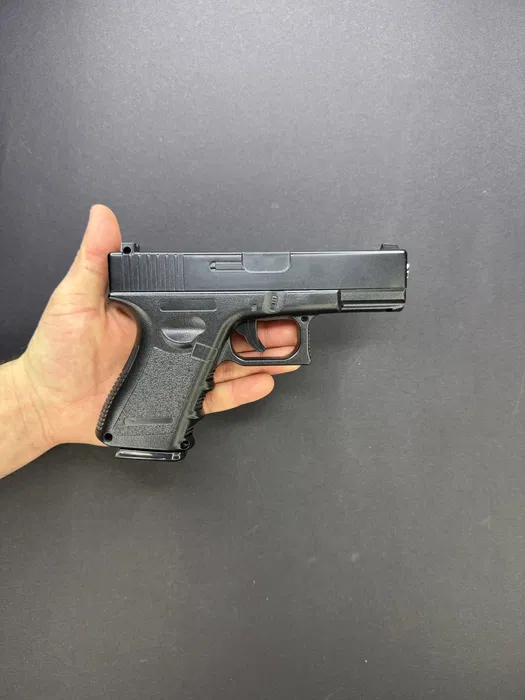 Іграшковий металевий пістолет з кобурою Glock 19 — модель G15+ Galaxy - Зображення 5