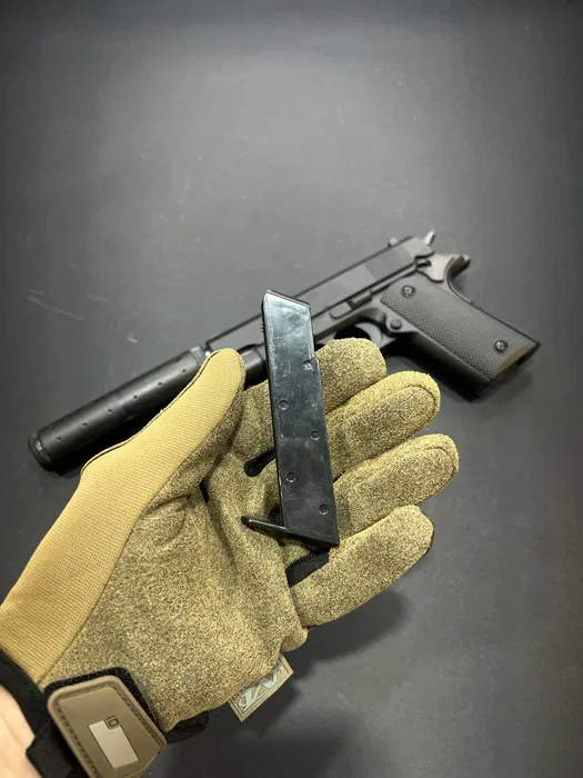 Іграшковий металевий пістолет з глушником Colt Double Eagle — V2+ - Зображення 3