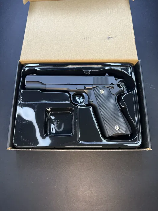 Іграшковий металевий пістолет Colt 1911 PRO — V14 Vigor, 6 мм, пружинний - Зображення 7