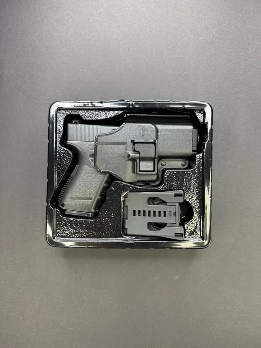 Іграшковий металевий пістолет з кобурою Glock 19 — модель G15+ Galaxy - Зображення 4