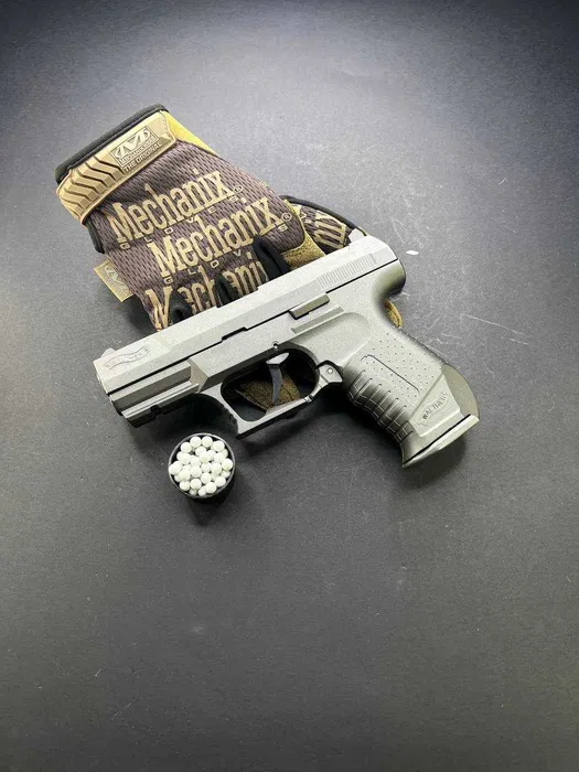 Іграшковий металевий пістолет Walther P99 PRO — C23A, Full Metal, 6 мм, пружинний