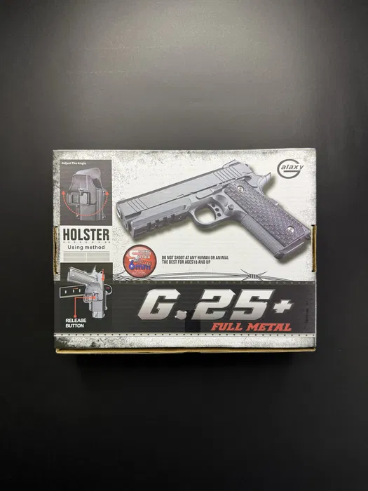 Іграшковий металевий пістолет Colt Force G25+ з кобурою - Зображення 2