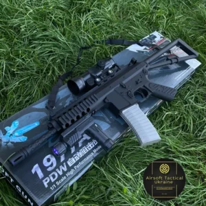 image (8) Іграшковий пластиковий автомат AR-15 з оптикою та ременем — 1977A+