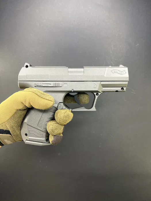 Іграшковий металевий пістолет Walther P99 PRO — C23A, Full Metal, 6 мм, пружинний - Зображення 3