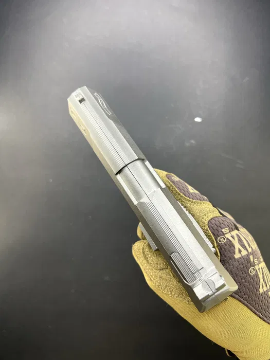 Іграшковий металевий пістолет Walther P99 PRO — C23A, Full Metal, 6 мм, пружинний - Зображення 4